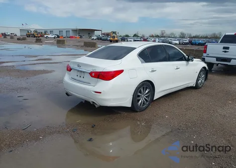 2016 Infiniti Q50 3.0T Premium from USA, damaged, VIN JN1EV7AP2GM305985